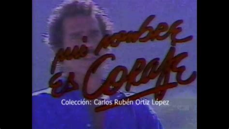 Mi Nombre Es Coraje Retro Promoción Telenovela Puerto Rico 1988 Youtube