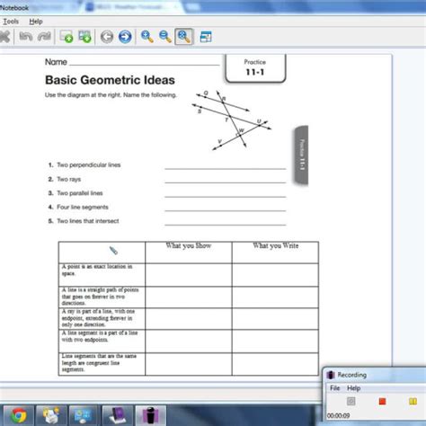 11 1 Basic Geometric Ideas