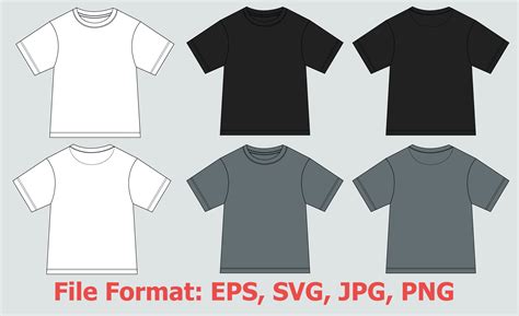 Black , White , Grey Color T Shirt Svg Graphic by ClothingArtStudio ...