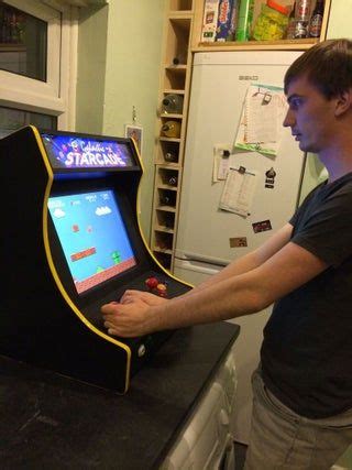 Player Bartop Arcade Machine Powered By Pi Steps With