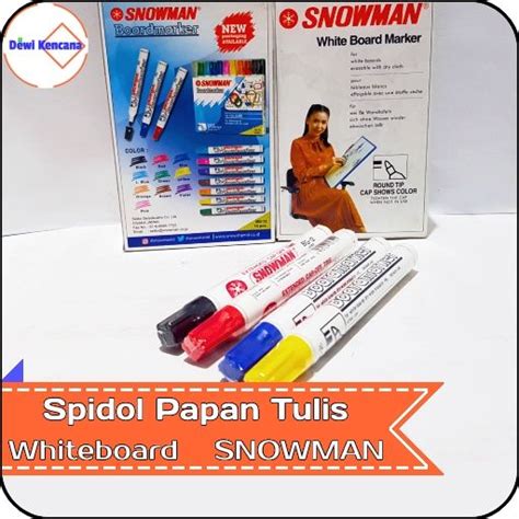 Spidol Papan Tulis Whiteboard Marker SNOWMAN BG 12 Lazada Indonesia