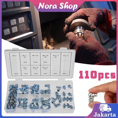 Jual Pcs Nipple Grease Kuningan Ukuran M M M Nepel Grease