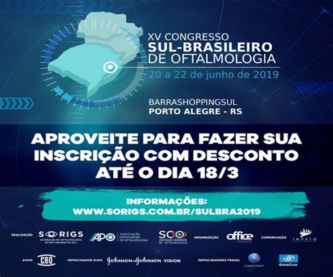 Sulbra 2019 XV Congresso Sul Brasileiro De Oftalmologia