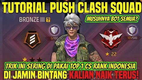 CARA CEPAT NGEPUSH CS RANK FREE FIRE KE GRANDMASTER 2023 CARA PUSH CS