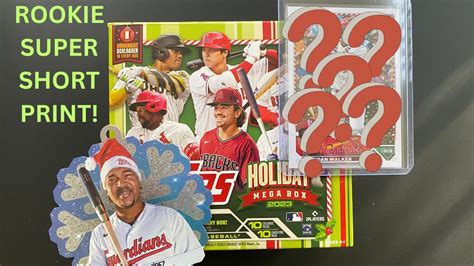 SUPER SHORT PRINT ROOKIE CARD PULL Topps Holiday Mega Box 2023