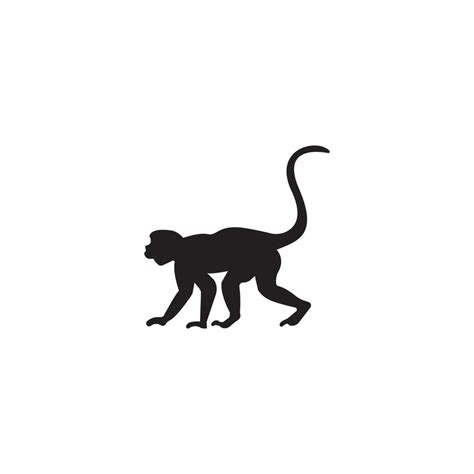 Monkey logo vector illustration design template. 10416214 Vector Art at Vecteezy