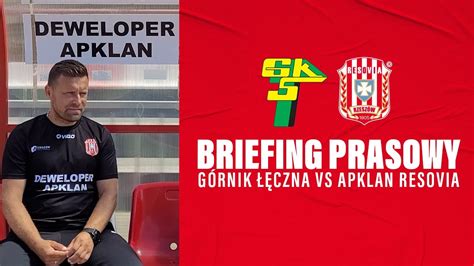 Briefing Prasowy Przed Meczem Z G Rnikiem Czna Youtube