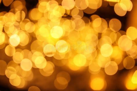 Gold Glitter With Bokeh Effect Stock Image Image Of Glimmer Circle