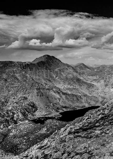 Abyss Lake Off The Southwestern Slope Of Mt Evans Black And White Pictures