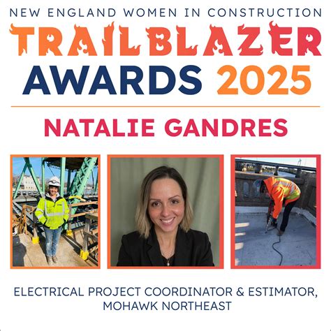 New - Congratulations to Natalie Gandres, one of our 2025 Trailblazers