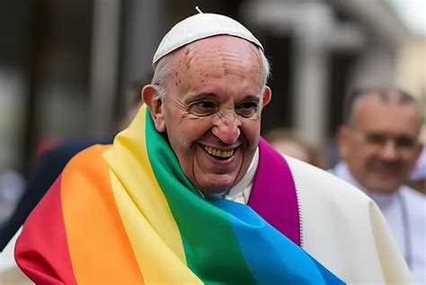 The Truth About The Fake Photo Of Pope Francis Holding The Rainbow Flag