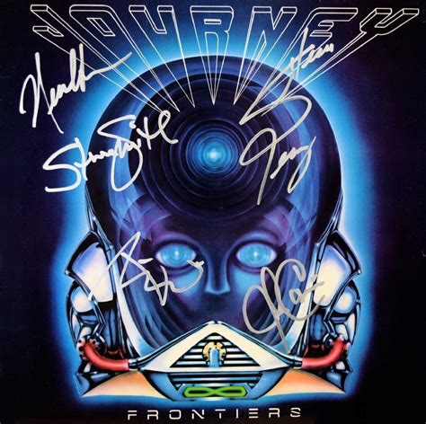 Journey signed Frontiers album | EstateSales.org