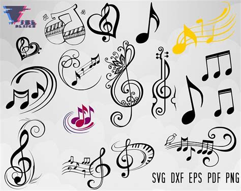 Notas Musicales Svg M Sica Svg Nota De Guitarra Svg Rbol De M Sica