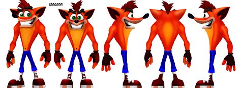 Crash Bandicoot Fanmade Reference Sheet By Italianbarbarian On Deviantart