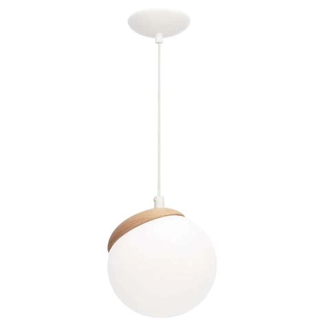 Skandynawska Lampa Wisz Ca Sfera Wood Mlp Milagro Bia A Drewno