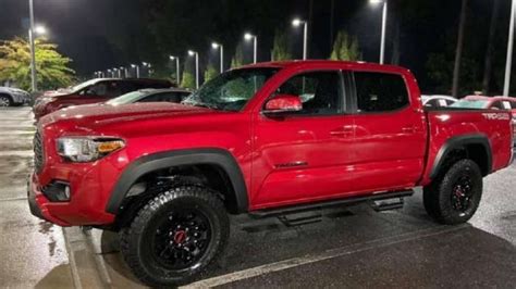 Toyota Tacoma Red Off Road