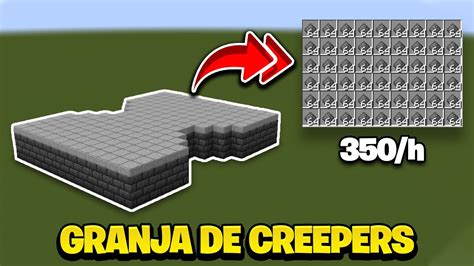 GRANJA DE CREEPERS POLVORA MINECRAFT MODULAR 1 19 1 18 1 17 MINECRAFT