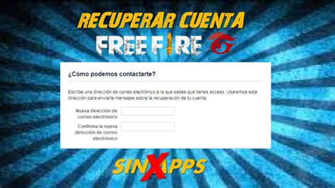 Como Recuperar Cuenta De Free Fire Vinculada A Facebook Youtube