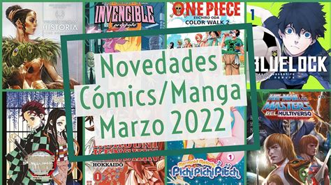 Novedades C Mics Manga Destacadas Marzo Youtube