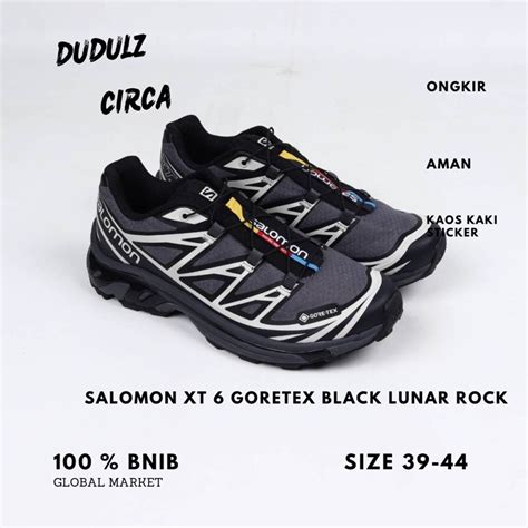 Jual Salomon XT 6 Goretex Black Lunar Rock 100 BNIB Shopee Indonesia