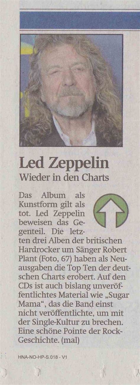 Led Zeppelin In The German Charts News Led Zeppelin Official Forum