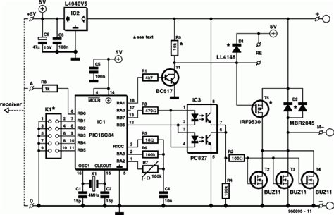 Schematic Diagram Of A Remote Control Car