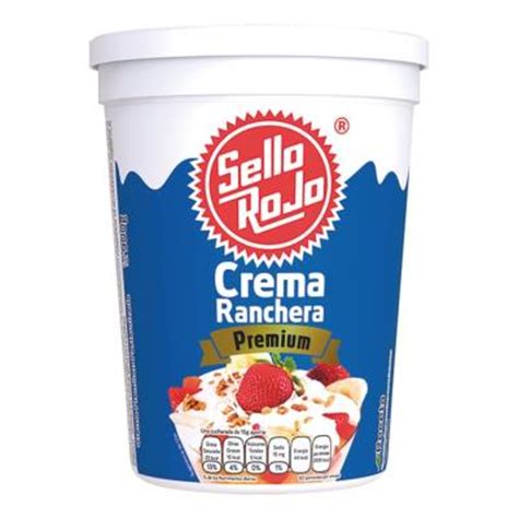 Crema Sello Rojo Natural Ranchera 900 G Walmart