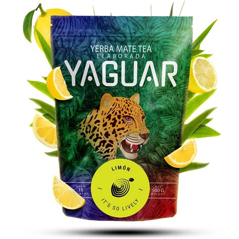 Yerba Mate Set Yaguar Energia 500g Yaguar Limon 500g Sets Yerba