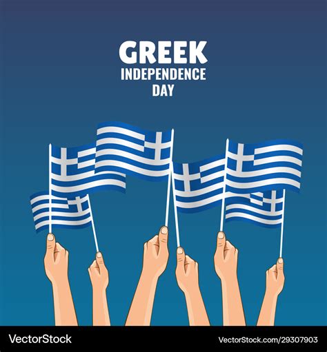 Greek independence day Royalty Free Vector Image