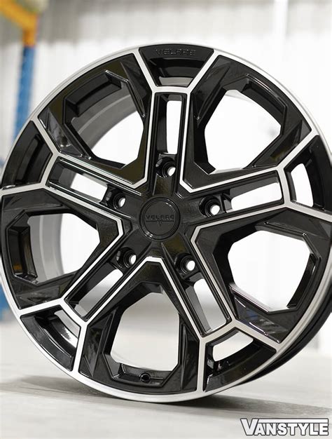 Velare VLR ST 20 Diamond Black Polished 5x160 Alloy Wheels Vanstyle