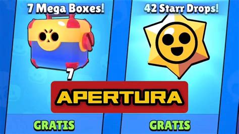 Apertura De Megacajas Y Starr Drops En Brawl Stars Youtube