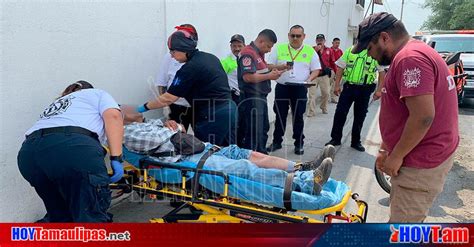 Hoy Tamaulipas Accidente En Tamaulipas Motociclista De Rappi Derrapa