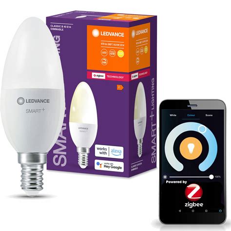 Żarówka LED E14 4 9W 2700K SMART ZigBee LEDVANCE 4058075729063