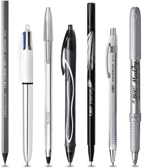 Bic Silver Set - 1 Notebook, 3 Ball Pens/1 Gel Pen/1 Roller - Provide-Ed