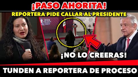 PASO AHORITA MIRA COMO AMLO DEJA EN RIDICULO A REPORTERA DE PROCESO