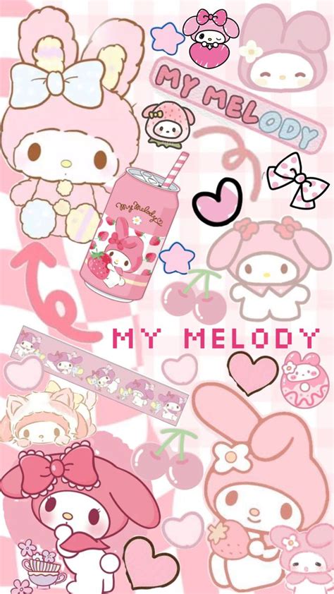 Sanrio My Melody Wallpaper 💕💗💖 | Pegatinas bonitas, Garabatos lindos ...