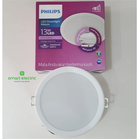 Jual Philips Meson 13 Watt Lampu LED Downlight Bulat Tanam Plafon Murah