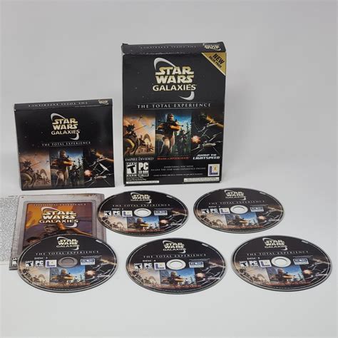 Star Wars Galaxies The Total Experience PC CD ROM CIB COMPLETE W