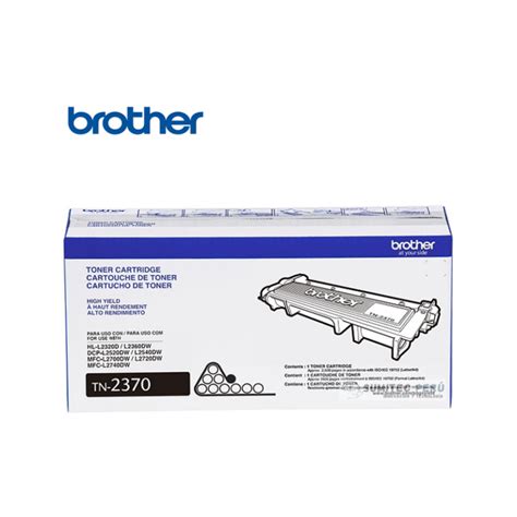 TONER BROTHER TN 2370 NEGRO DCP L2520DW 2 600 PAGINAS Sumitec Perú