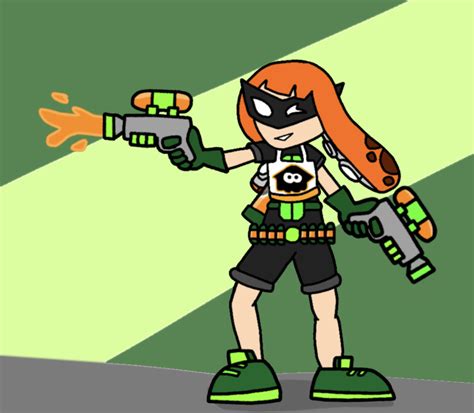 Super Smash Bros Superheroes - Inkling-Girl by 13ComicFan on DeviantArt