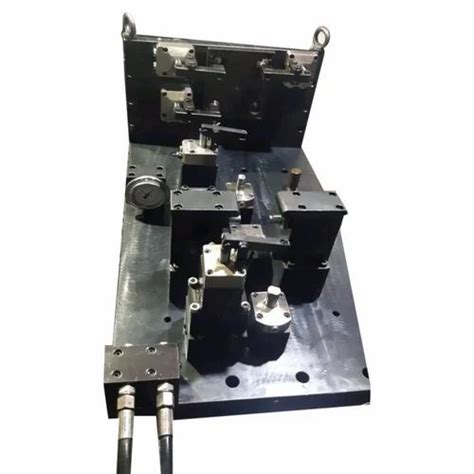 Drilling Mild Steel Drill Jig Fixture For Holding Workpiece Turning