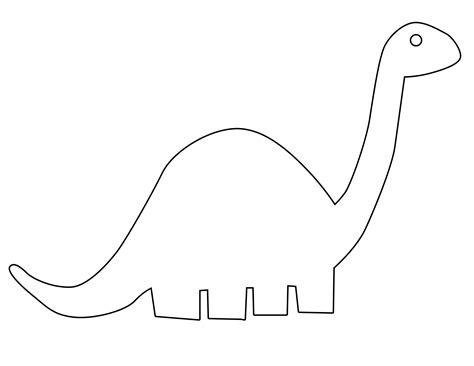 Printable Dinosaur Head Template