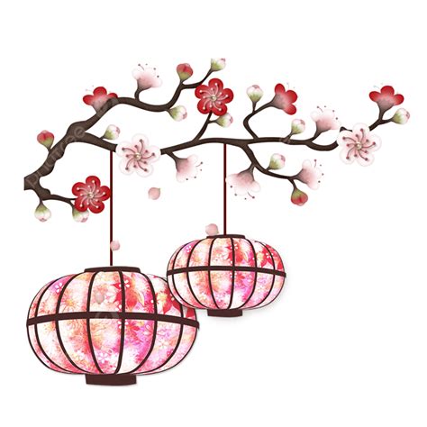 Chinese New Year Lantern PNG Transparent Chinese New Year Decorative