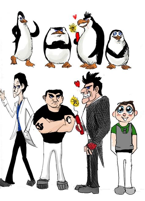 Penguins Of Madagascar Fan Art Penguin Human Penguin Sketch