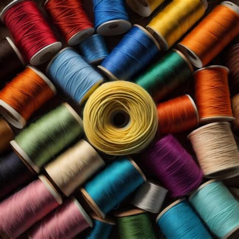 Premium Photo Colorful Threads