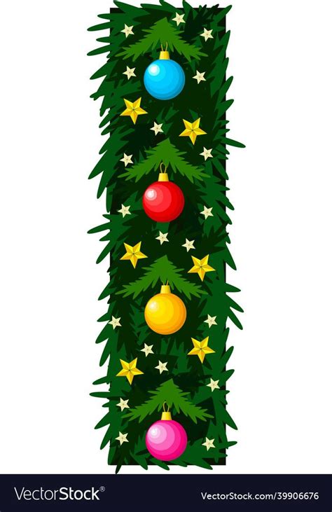 A Christmas Tree With Balls And Stars On It