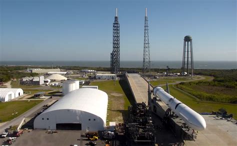 Ahead Of Testing Blue Origin Raises New Glenn On The Launch Pad For