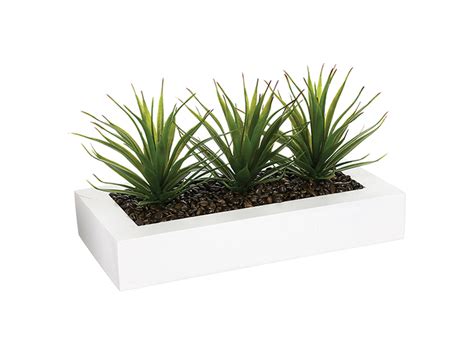 Atmosphera Artificial Aloe Vera Plant In Pot Cm Lava Mt