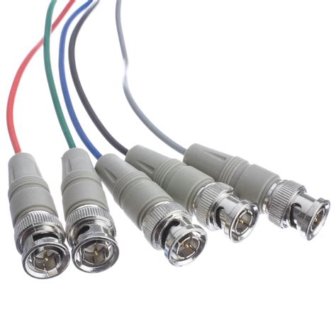 25ft 5 Bnc Male To 5 Bnc Male Video Cable Double Shielded