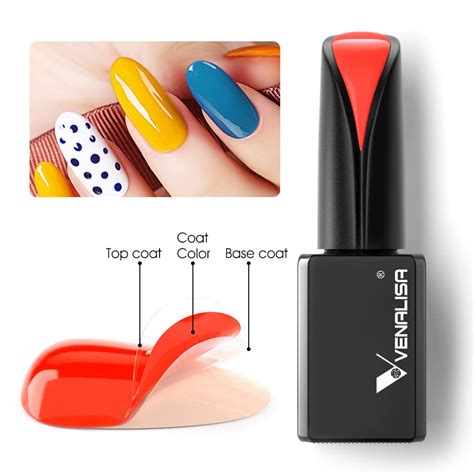 Esmalte de uñas VENALISA en gel de ml color nude esmalte de uñas en gel que se absorbe con
